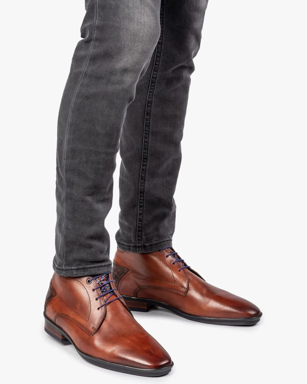 Floris van Bommel Hakki 06.27<Heren Office Casual | Veterschoenen